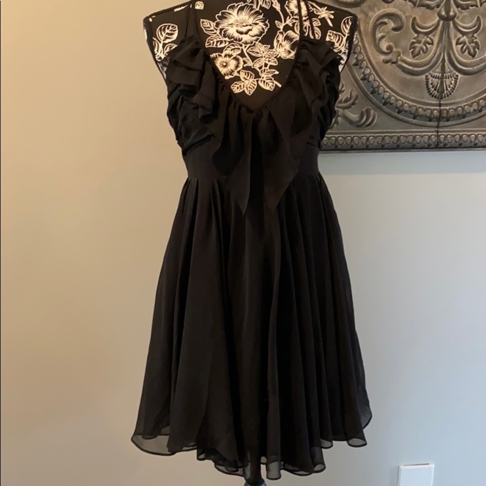 Black Chiffon Guess Dress